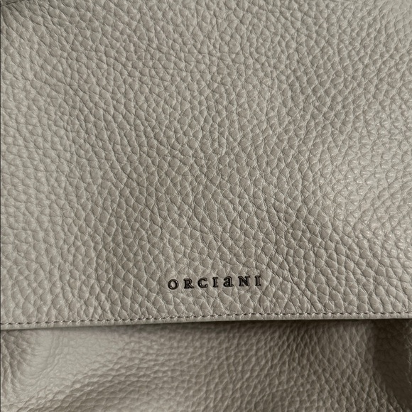 Gorgeous Orciani Italy Bag Hammered Leather - Picture 2 of 10